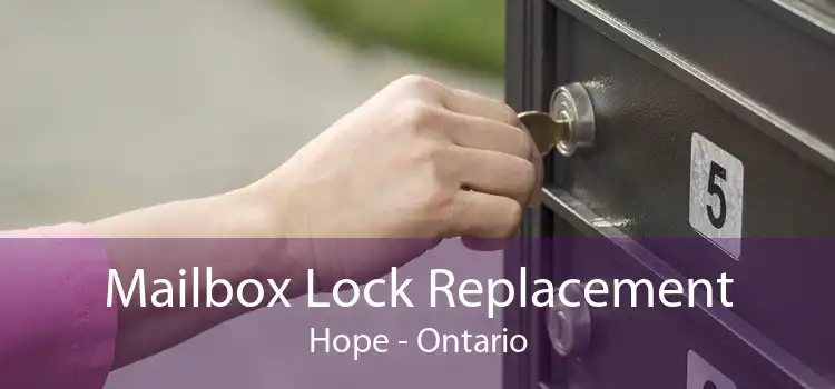 Mailbox Lock Replacement Hope - Ontario